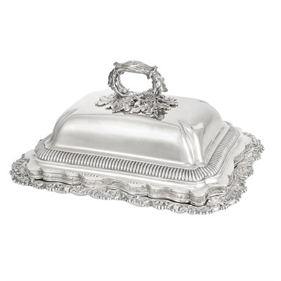 Lot 296 - George III Silver Covered Entree Dish Paul...