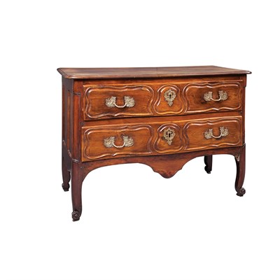 Lot 184 - Provincial Louis XV Gilt-Metal Mounted Walnut...