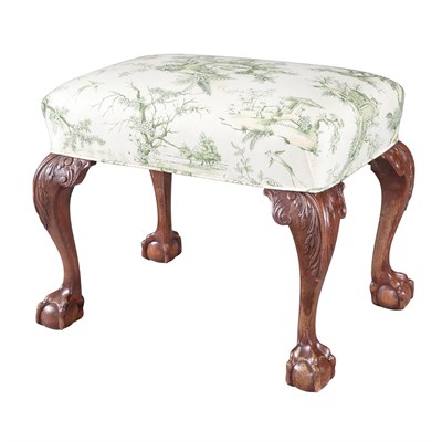 Lot 228 - George II Mahogany Stool 18th Century The...