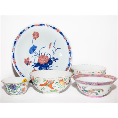 Lot 320A - Group of Four Chinese Famille Rose Porcelain...