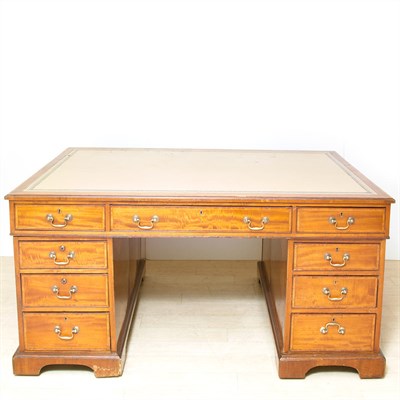Lot 501 - Regency Style Leather Top Mahogany and...