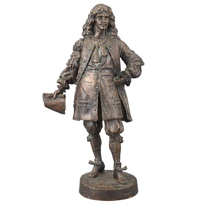 Lot 218 - Bronze Figure of a French Nobleman After a...