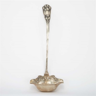 Lot 268 - Durgin Art Nouveau Sterling Silver Punch Ladle...