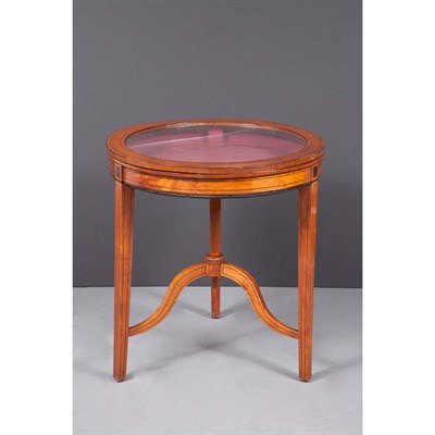 Lot 250 - Neoclassical Style Mahogany Vitrine Table...