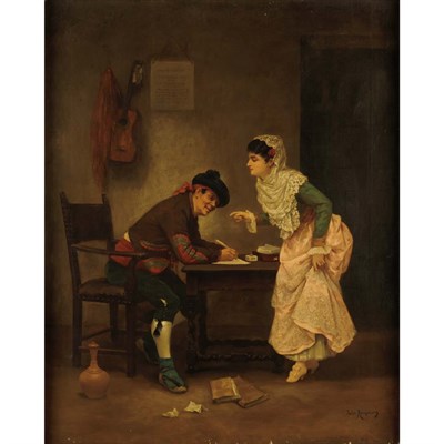 Lot 17 - Jules James Rougeron French, 1841-1880 The...