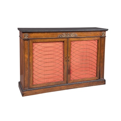 Lot 456 - Regency Gilt-Metal Mounted Rosewood Side...