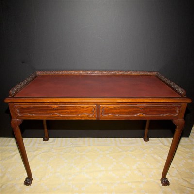 Lot 241 - Georgian Style Mahogany Writing Desk Height 31...
