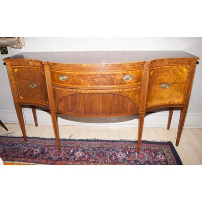 Lot 401 - George III Style Mahogany Sideboard Height 37...