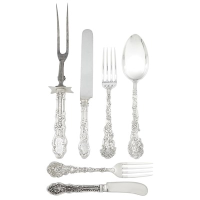 Lot 153 - Gorham Sterling Silver Flatware Service In the...