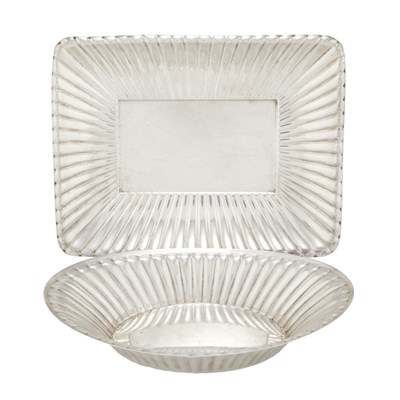 Lot 264 - Reed & Barton Sterling Silver Fluted Tray and...