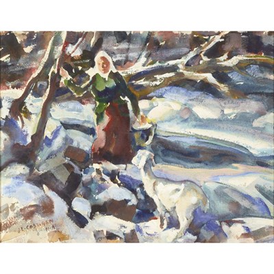 Lot 27 - John Edward Costigan American, 1888-1972 Woman...