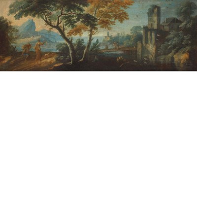 Lot 64 - North Italian School 18th Century Travelers on...