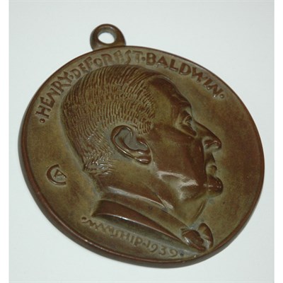 Lot 29 - Bronze Medallion After a Model by Paul Manship...