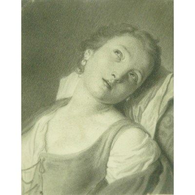 Lot 116 - Attributed to Pietro Rotari Daydreaming Girl...