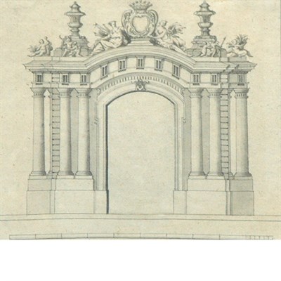 Lot 121 - Attributed to Giuseppe Galli di Bibiena Study...