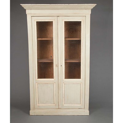 Lot 95 - French Provincial Painted Wood Bibliotheque...