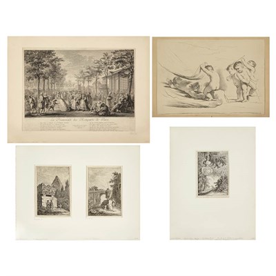 Lot 244 - After Augustin Saint-Aubin LA PROMENADE DES...
