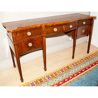 Lot 302 - George III Style Mahogany Sideboard Height 37...