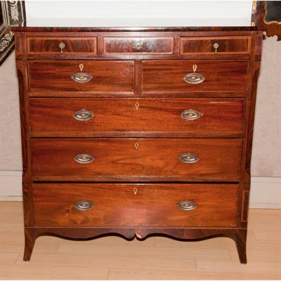 Lot 425 - George III Style Inlaid Mahogany Chest of...