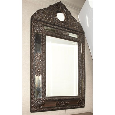 Lot 423 - Spanish Baroque Style Patinated-Metal and...