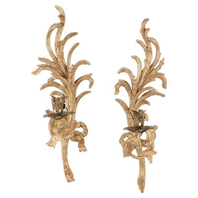 Lot 326 - Pair of George III Gilt Papier Mache...