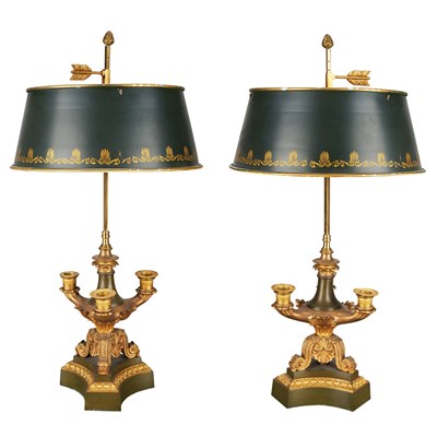 Lot 447 - Pair of Louis Philippe Gilt and...