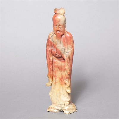 Lot 338 - Chinese Soapstone Figure of Shoulao Height 10...
