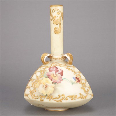 Lot 532 - Mt. Washington Glass Works Crown Milano Glass...