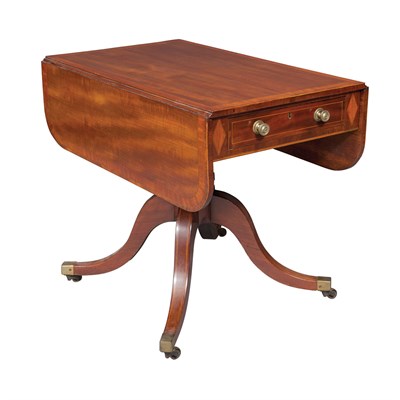 Lot 509 - George III Satinwood Banded Mahogany Pembroke...