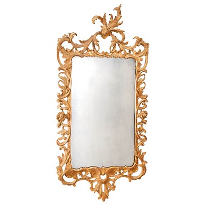Lot 239 - Pair of George II Gilt-Wood Mirrors 18th/19th...