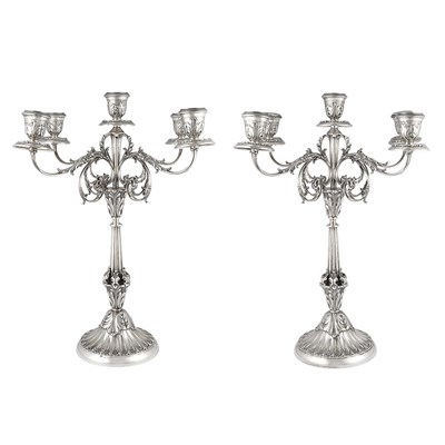 Lot 192 - Pair of Continental 800 Quality Silver...