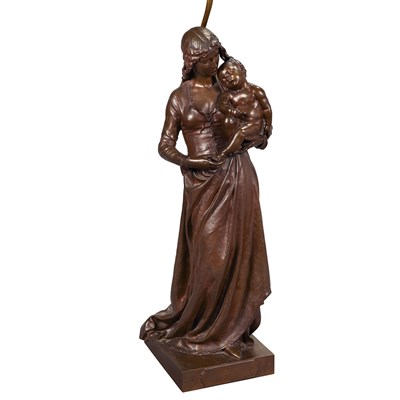 Lot 355 - French Bronze Figure of Clotilde de Surville...
