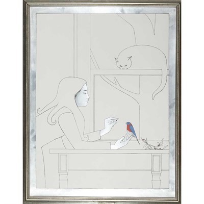 Lot 135 - Will Barnet FIFTH SEASON III Color screenprint,...