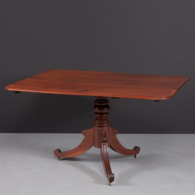 Lot 331 - Mahogany Breakfast Table Height 28 inches,...