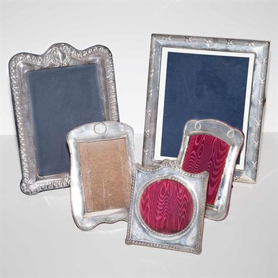 Lot 313 - Group of Sterling Silver Frames Approximately...