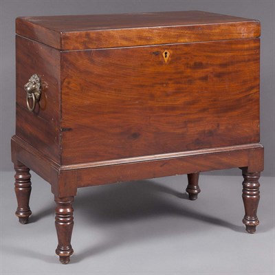 Lot 404 - George IV Mahogany Box on Stand Circa 1820 The...
