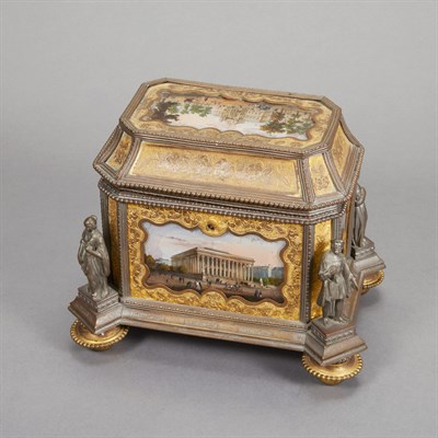 Lot 406 - French Neoclassical Style Gilt and...