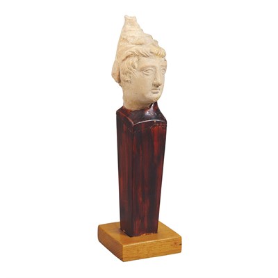 Lot 153 - Greek Terra Cotta Head of Man Possibly Taranto,...