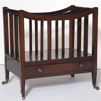 Lot 612 - Regency Style Mahogany Canterbury Height 20...