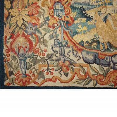 Lot 523 - Pair of Aubusson Tapestries France, 19th...