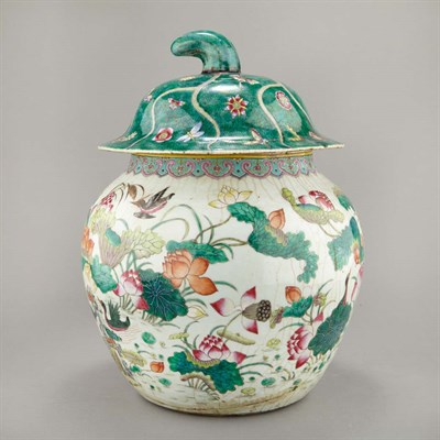 Lot 229 - Chinese Export Famille Verte Porcelain Covered...