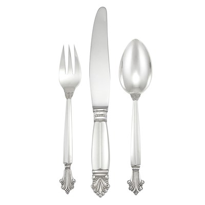 Lot 299 - Georg Jensen Sterling Silver Partial Flatware...