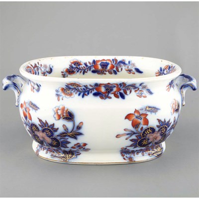 Lot 393 - English Ironstone Foot Bath Length 21 inches.