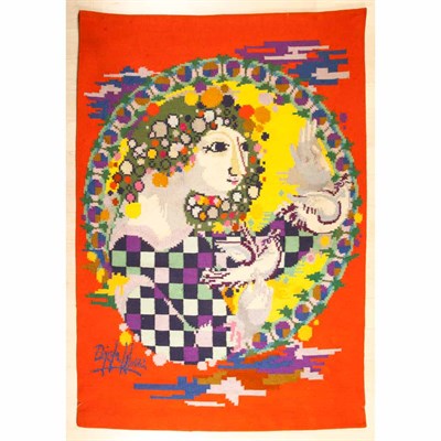 Lot 340A - Portuguese Tapestry After Bjorn Winblad Height...