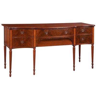 Lot 176 - George III Style Mahogany Sideboard Height 36...