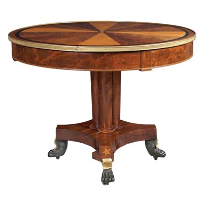 Lot 122 - Restauration Painted and Parcel Gilt Mahogany,...
