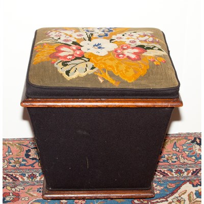 Lot 124 - Victorian Needlework Upholstered Mahogany...