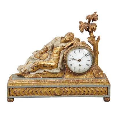 Lot 102 - Continental Neoclassical Painted and Parcel...