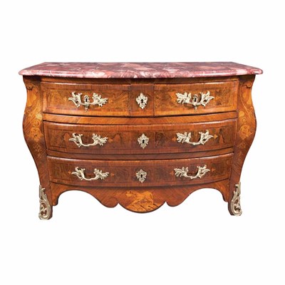 Lot 115 - Continental Rococo Gilt-Bronze Mounted...