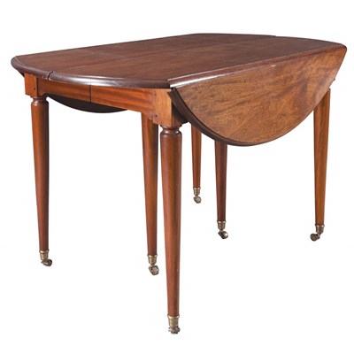 Lot 545 - Louis XVI Style Mahogany Dining Table The...